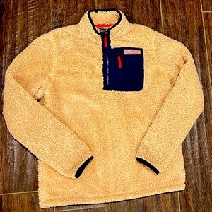 🔥Boys VINEYARD VINES Fleece pullover -Large -EUC